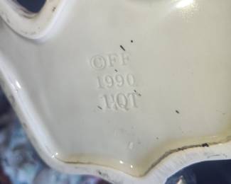 Fitz and Floyd Ceramic Bunny Pitcher