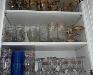 Assorted Vintage Glassware and Ceramic Mugs