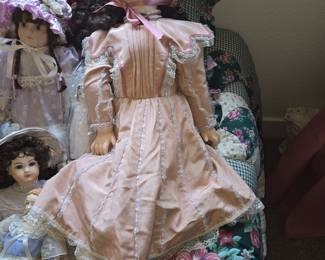Victorian-style Porcelain Doll
