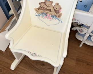 Children's Teddy Bear Rocking Chair