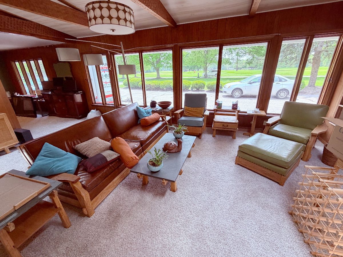 vintage A. Brandt Ranch Oak sofa