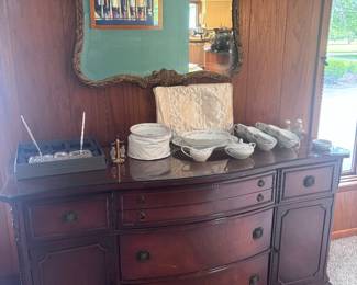 vintage mahogany sideboard buffet
