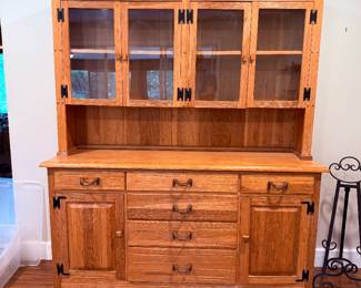 Ranch Oak hutch by A. Brandt