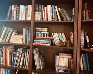 Assorted Bookshelf Contents