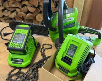 019 greenworksgmax40v12cordlesschainsa