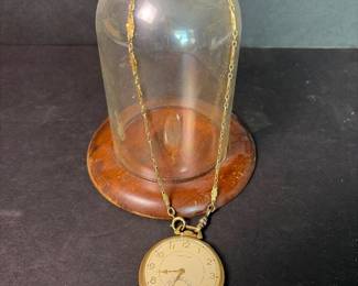 174 vintagehamiltonpocketwatchwithchain