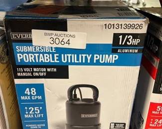 Everbilt 1/3 HP Submersible Aluminum Utility Pump