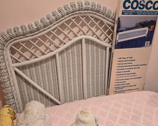 Wicker Twin Bed