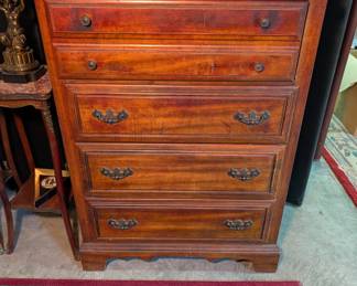 Five-Drawer Tallboy Dresser