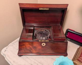 19th Century Regency Tea Caddy