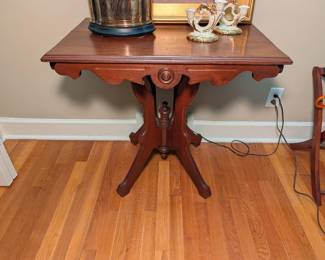 Walnut Tilt-Top Parlor Table
