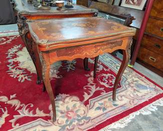 French Louis XV Style Games Table
