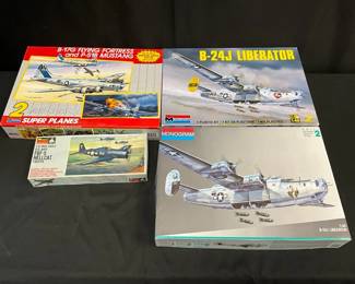 Four Monogram Model Planes feat. B24J Liberator