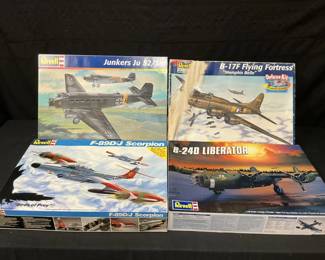 Revell Model Airplanes Feat B17F Memphis Belle  F89D Scorpion