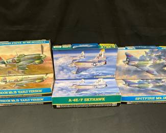 Hasegawa Feat Skyhawk, Spitfire, And Typhoon