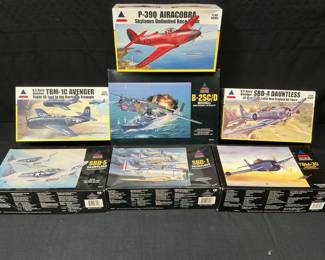 Accurate Miniatures Model Airplanes Feat P390 Airacobra  SBD4 Dauntless