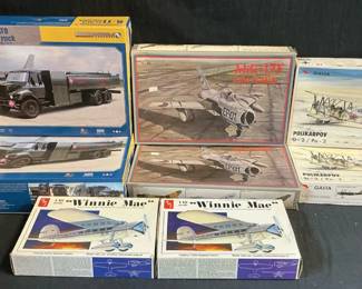 Assorted Model Kits feat. R11 Fuel Truck