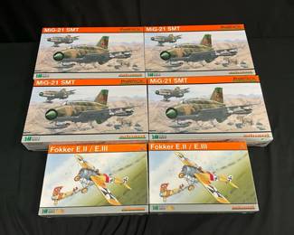 Eduard ProfiPACK Models feat. MiG21 and Fokker