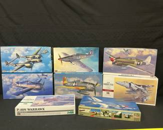 Hasegawa Model Planes feat. Warhawk, Hellcat