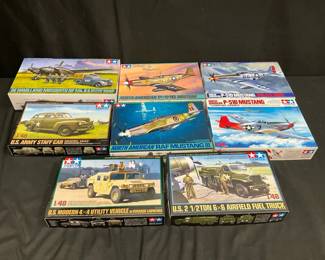 Tamiya Military Planes  Vehicles Model Kits