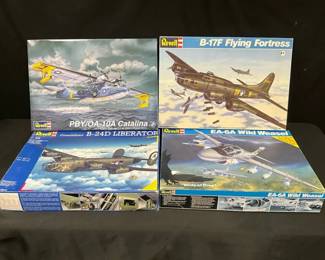Revell Feat Flying Fortress, Catalina, Wild Weasel, And Liberator
