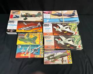 hawk Model Airplane Kits feat. F84G Thunderjet