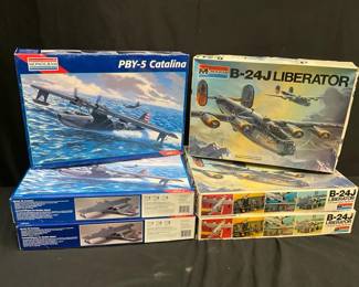 Monogram feat. B24J Liberator and PBY5 Catalina