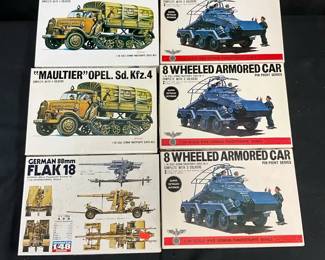 Bandai Military Models feat. 8 Wheeled Armored Car