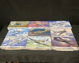 Hasegawa Feat Flight Regiment, Junkers Ju87D, Spitfire, And Friends