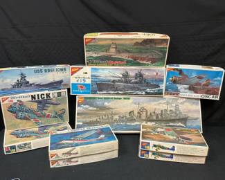 Nichimo Plane And Ship Kits feat. U107, Nick, Skyhawk