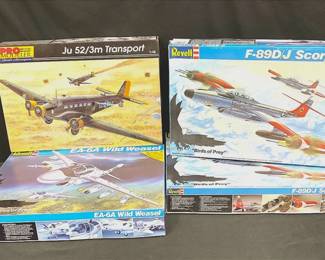 Revell Feat Scorpion, Wild Weasel, And Ju 523m Transport