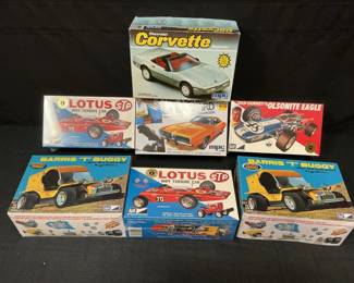 MDC Model Car Kits Feat Barris T Buggy  the General Lee Dodge Charger