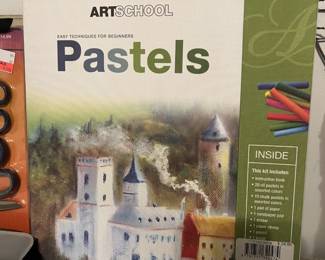 A craft set of oil pastels.