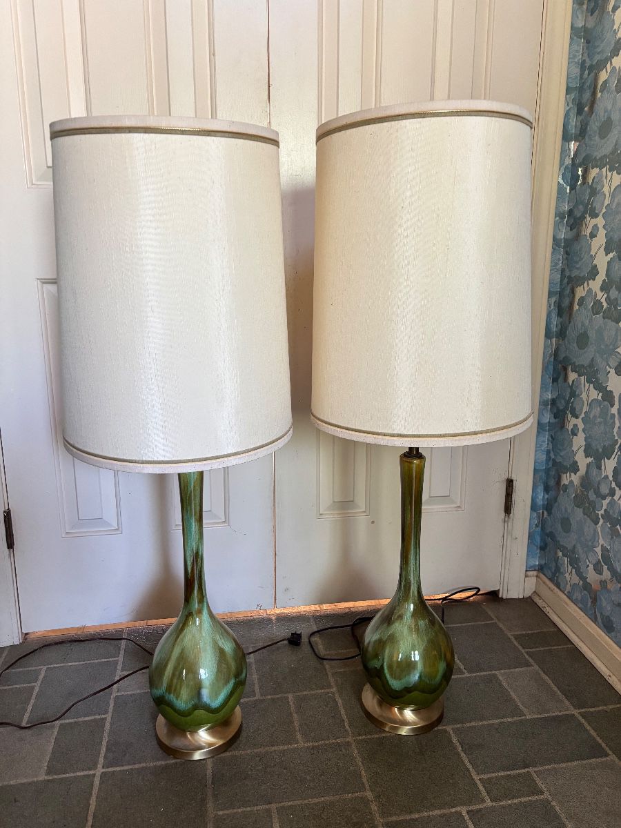 Mid Century Drip Lamps