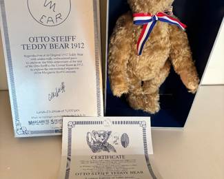 Otto Steiff Teddy Bear 1912