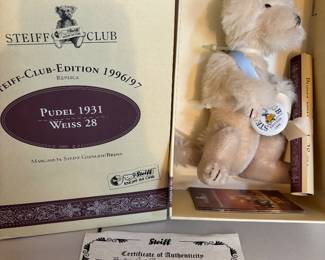 Steiff Club 1996 Poodle