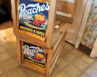 Peaches Records & Tapes Crates