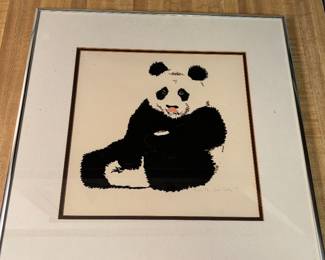 Signed Terri Betts Panda