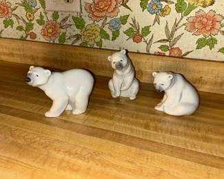 Lladro Polar Bears