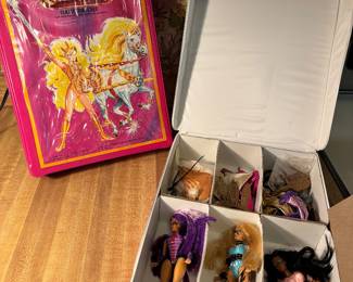 1985 Golden Girl Collectors Cases w/ Figures
