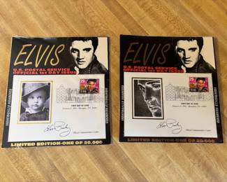Elvis First Day of Issue Stamps
