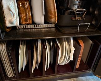 Lots of Serving Platters and Trays