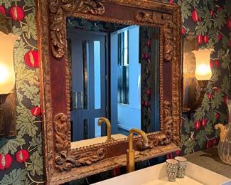 Large Antique Venetian Mirror