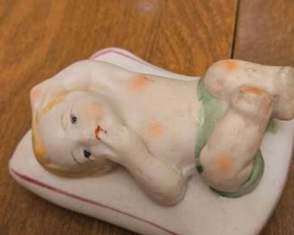 Antique orcelian Baby Figurine