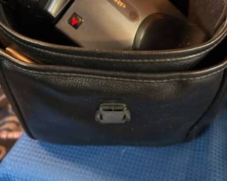 Sharp Viewcam Camera & Bag with Supplies