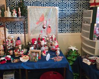 Loads of Christmas / Holiday; Demilune Table; Many Sterlite Multi-Drawer Storage Units & More