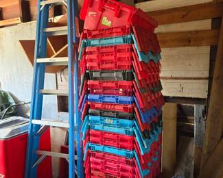 8 Ft. Warner Ladder; Tons of Flip Top Totes