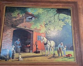 Framed Vintage Print by Paul Detlefsen