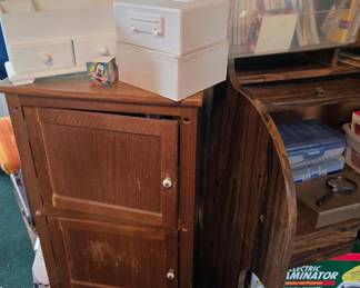 Wood Cabinet; Electric Laminator; Office Supplies and much more