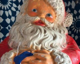Plaster Vintage Santa